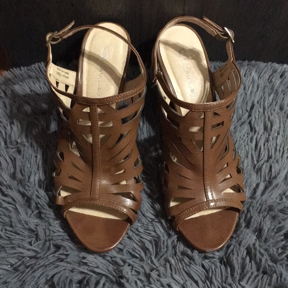 Brown heels